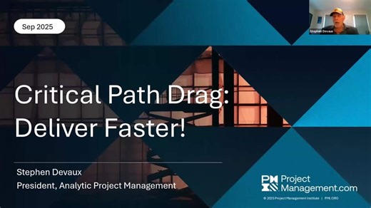 ProjectManagement.com - Critical Path Drag: Deliver Faster!