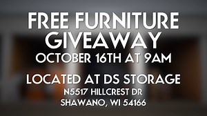 63 reactions · 50 shares | FREE FURNITURE GIVEAWAY IN SHAWANO, WI!...