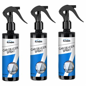 3PCS Freezer Defroster Spray, De - Icer for Car Windshield Defroster, Deicer for Car Windshield, Winter Car Essentials, Fast Ice & Snow Melting Spray