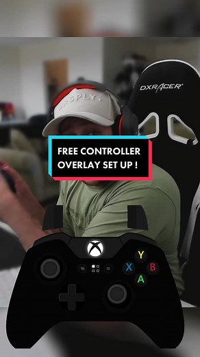 How to add a #controlleroverlay to your stream! #streamertips #controllerplayercheck #pcvsconsole #controllerplayer YOURE AMAZING :)
