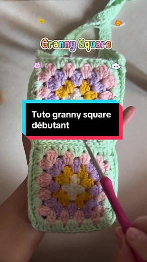 Tuto facile de granny square au crochet