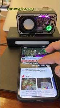 Strange! Compact 'Machine Gun' Speaker with Unexpected Sound Quality, Bluetooth Connection, RGB L...