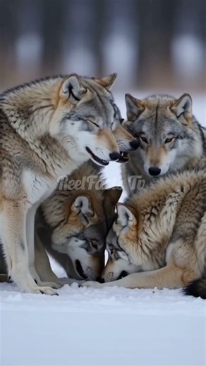 How Wolves Hunt Using Teamwork. #facts #animals #wolf #wildlife #teamwork #survival #shorts