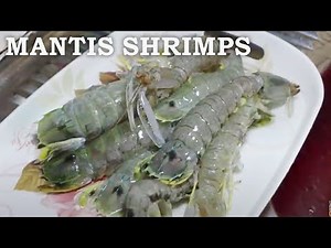 Cooking Mantis Shrimps - Fried Spicy Seafood Recipe