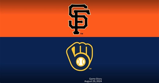 San Francisco Giants at Milwaukee Brewers Game Story, Scores/Highlights - 08/29/2024