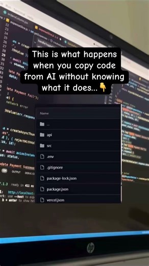 This is what happens when you copy code from AI without knowing what it does…