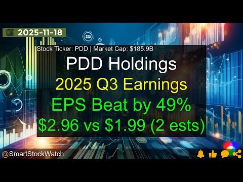 PDD Holdings (PDD|$185.9B) - 2025 Q3 Earnings Analysis