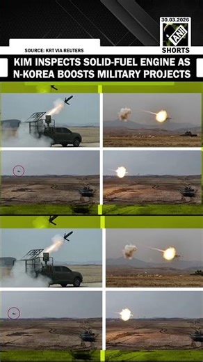 Kim Jong Un inspects solid-fuel engine & new tank as North Korea boosts military development