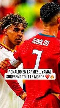 RONALDO IN TEARS… YAMAL SURPRISES EVERYONE ❤️🔥 #soccer
