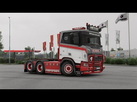 Exploring NORDIC HORIZONS! Driving Scania Flatcab R R730 V8 Open Pipe | ETS2 1.57 Gameplay