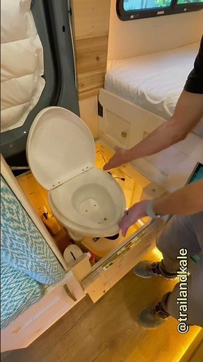 REVEALED: Our hidden camper van toilet 🙈