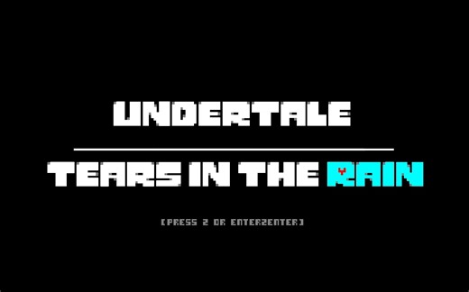 【自制游戏|Tears In The Rain|雨中泪 】完整版游戏发布！！！