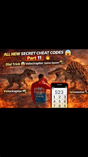 Indian Bike Driving 3D Part 11 😱 Dinosaur Cheat Codes | Velociraptor & Spinosaurus Spawn 🔥