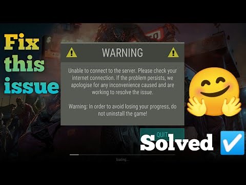 How to fix Last day on earth Server Connection Problem ? Network Error Loading Problem
