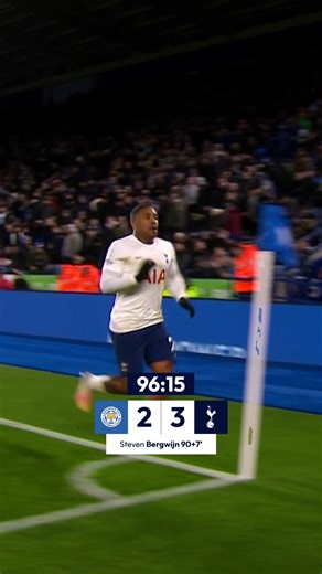 One of the most dramatic endings in Premier League history ⏱️ Steven Bergwijn, four years ago today 🗓️ | Tottenham Hotspur