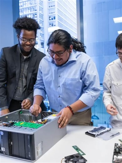 Tech Impact's Pathway to Middle Skills program help young adults secure middle skill careers in technology with family-sustaining wages. #itworks #techtraining #techbootcamp