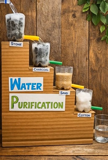 Water purification project for school | Free Worksheets & Crafts