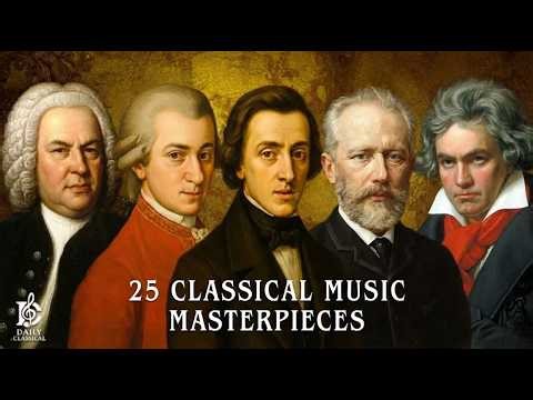 25 Classical Music Masterpieces to Reduce Stress | Mozart, Beethoven, Chopin, Vivaldi
