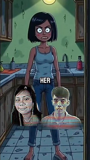 Creepy True Crime Cartoon: The Chilling Story Beneath the Floor #shorts