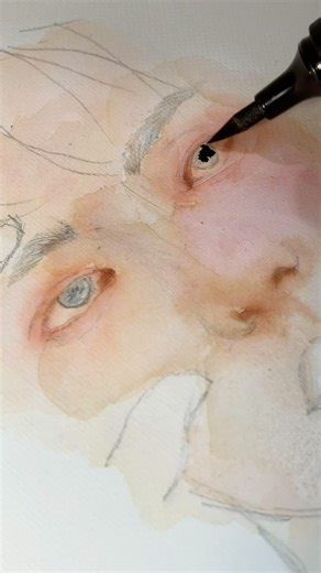 Drawing face✨ #shorts #youtubeshorts #fyp #art