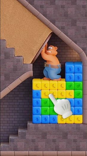 Will The Bear Survive!🫣 #toonblast #shorts #gamereviews #mobilegame