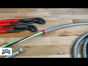 How To Cut And Strip MC Cables With Pliers