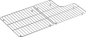KOHLER 6639-ST Whitehaven Bottom Basin Rack, Steel Sink Racks for 36" Whitehaven Sink, Includes Left and Right Racks, Stainless Steel