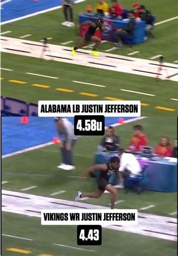 Justin Jefferson Shines at NFL Combine