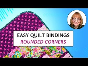Rounded Corner Quilt Binding – No Bias Strips Needed!