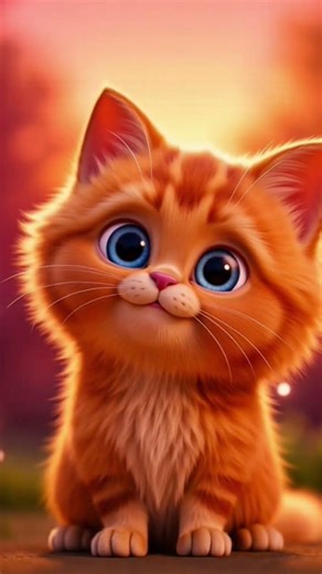 cute cat 😺 3D animation