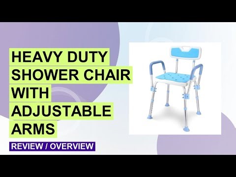 Shower Chair Review: Heavy-Duty Adjustable Bath Stool for Seniors & Disabled