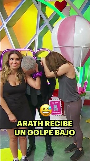 THAT HAND, REFEREE!: Arath suffers a low blow live on air 😅