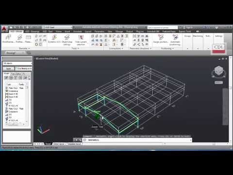 AutoCAD Structural Detailing-Steel Factory Modeling and Bill of Quantity