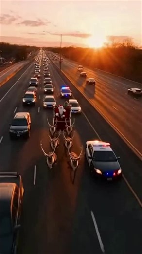 Diply Official on Instagram: "Santa really running from cops this year. 🎅🚔"