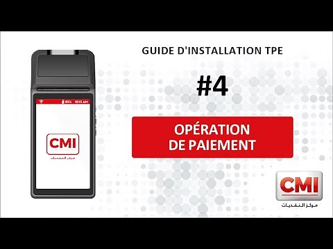 Guide d'installation TPE - 04 Opération de paiement