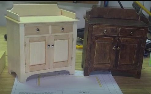【油管】制作迷你家具：橱柜~