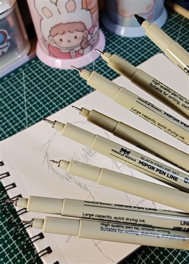 Menggambar Anime dengan Drawing Pen dari @miracleworks.id