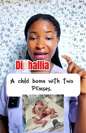 Did you know that a child can be born with two P£nises #diphallia #healthawareness