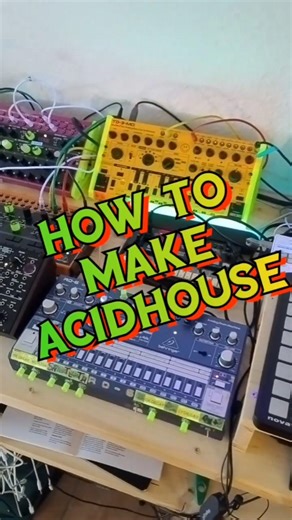 This is how you create acid house magic with a modded Behringer RD-6 and a classic TB-303.