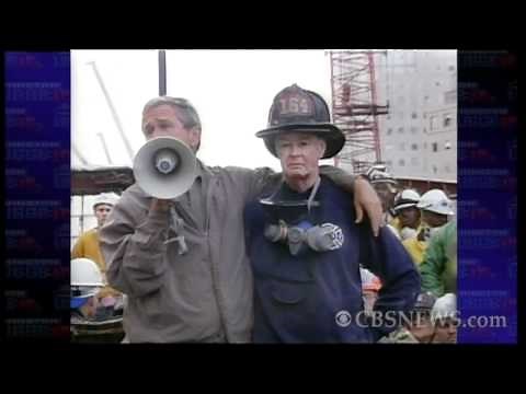 From CBS News archives: Bush visits ground zero days after 9/11