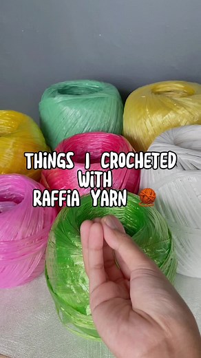 Crochet with Raffia Yarn Tutorial