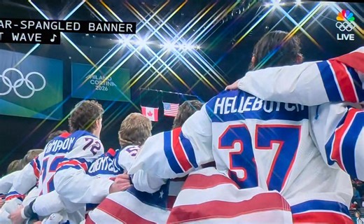Congratulations U.S.A. Hockey! What a game! Overtime win! Gold Medal! | Wrigley Field