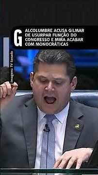 Alcolumbre defies Gilmar Mendes and aims to end unilateral decisions.