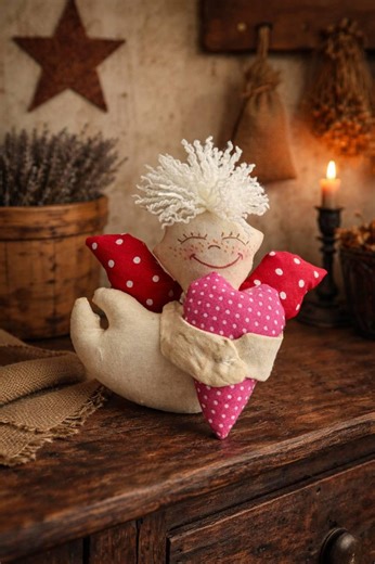 Cute Cupid Angel 7" PDF Pattern Valentine's Day DIY - Etsy