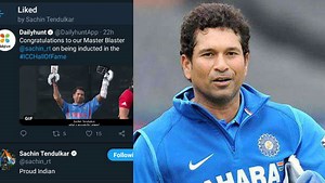 న్యూస్ యాప్‌" డైలీ హంట్‌"కు లైక్ కొట్టిన మాస్టర్ బ్లాస్టర్ సచిన్