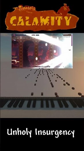 Terraria Calamity - Unholy Insurgency part 10 (Minecraft Noteblock) #shorts #terraria #providence