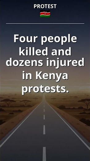 Kenya Protests: 4 Dead Over Fuel Prices #Shorts