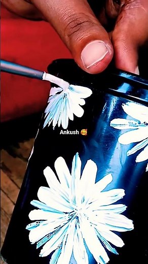 planter pot painting 🖼 ideas🥰 #YouTube shorts #sorts #newvideo #letestvideo