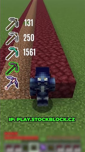 unbreaking test krumpáču vanilla vs moded #minecraft #server #economy #czsk #rpg
