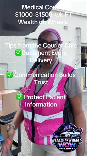 🚚 Medical Courier Pro Tips Being successful in the medical courier industry takes more than just driving. Professional couriers understand compliance, communication, and the responsibility that comes with transporting medical items. ✔️ Know What You’re Transporting Medical deliveries can include lab specimens, pharmaceuticals, medical equipment, or patient records. Each item may require specific handling procedures, temperature control, or biohazard precautions. Always confirm the requirements 